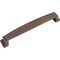 Jeffrey Alexander 160 mm Center Brushed Oil Rubbed Bronze Square-to-Center Square Renzo Cabinet Cup Pull 141-160DBAC - alternate 9